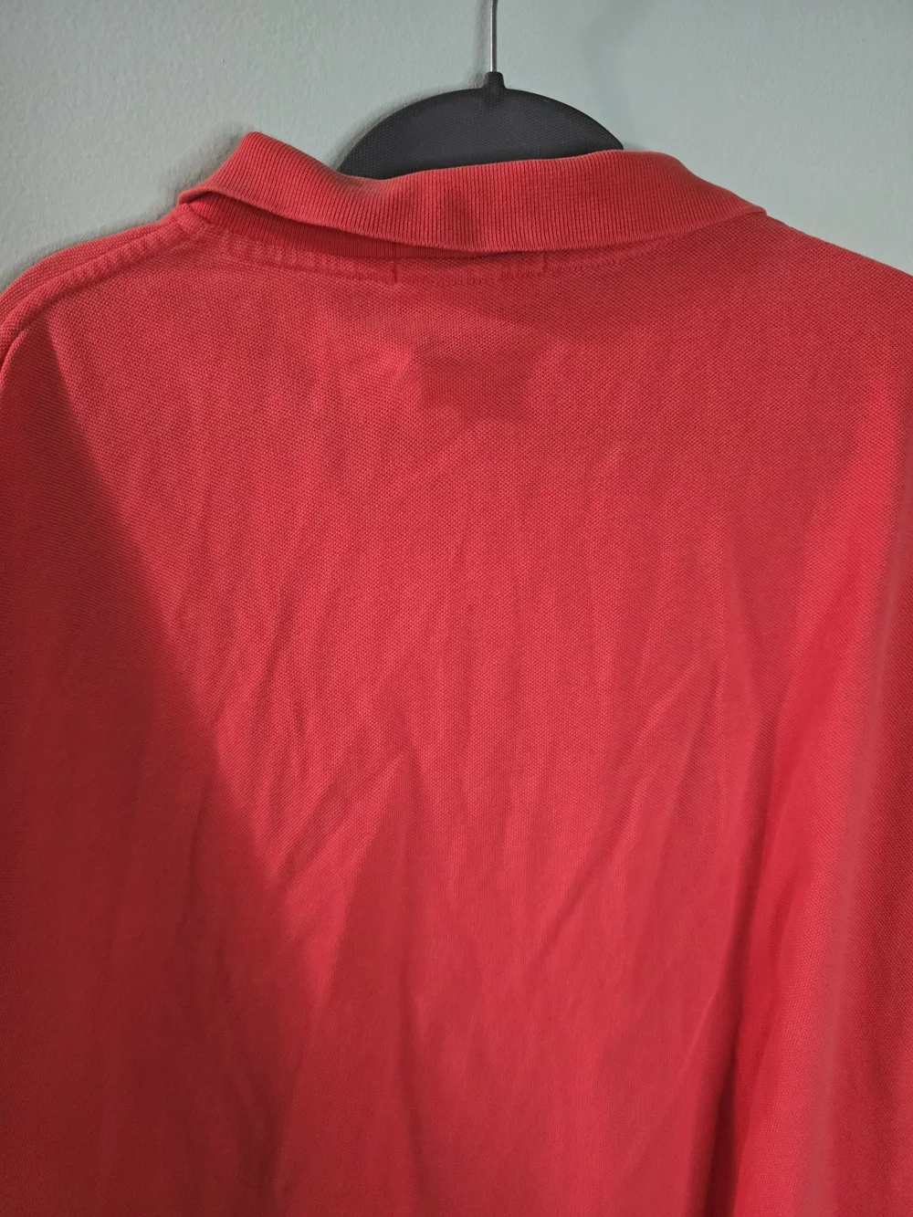 Polo by Ralph Lauren Men's Coral Short Sleeve Polo with Blue Pony Size XL